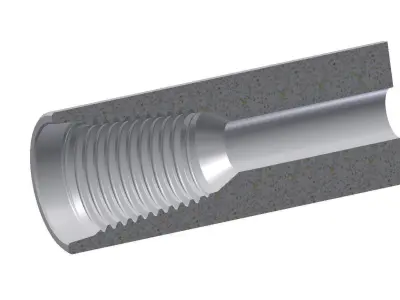 PIN and BOX NC23 3D model