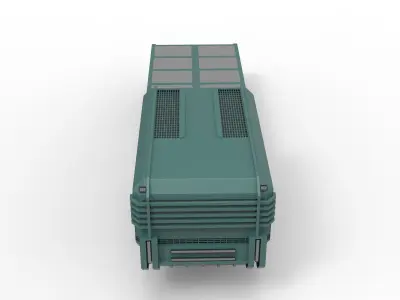 Truck container 3D model