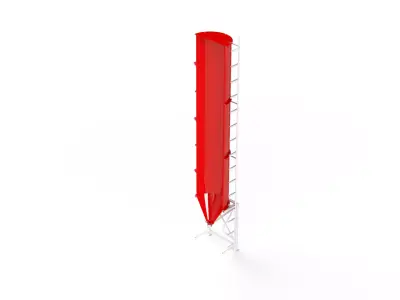 WG 4006 - STL Grain silo - 3 3D model