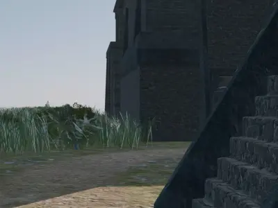 Ancient Island Civilization 3D model