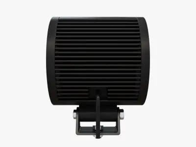 Small Amber LED Light Bar V2 3D model