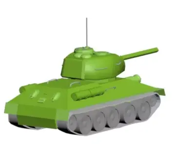  Tank T34 3D model