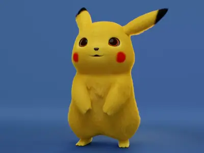 Pikachu Model Free 3D model
