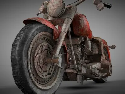 Rusty Bike 3D model purchase