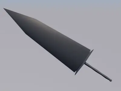 Three Swords -Low Poly- Low-poly 3D model