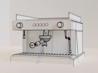 Espresso Coffee Machine 3D model purchase