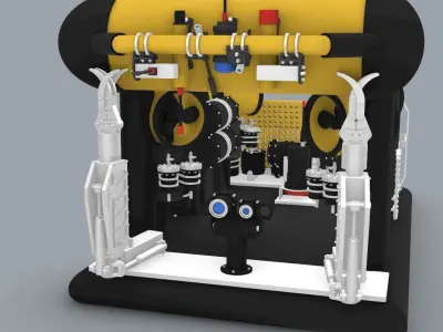 Merlin ROV WR200 Low-poly 3D model