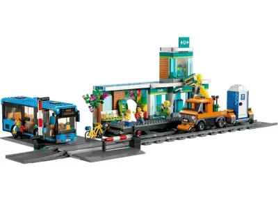 PixelBricks3D - LEGO Train Station  3D print model purchase