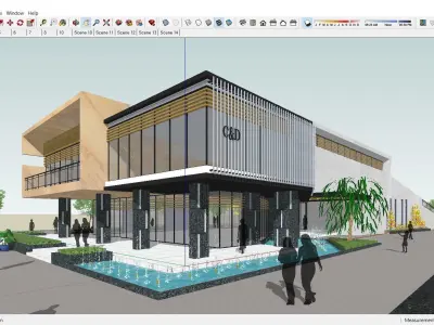Sketchup Building Z2 3D model