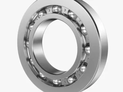 Ball Bearing Low-poly 3D model purchase