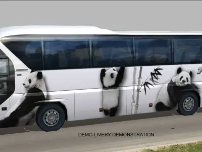 Neoplan Tourliner SHD Short Low-poly 3D model