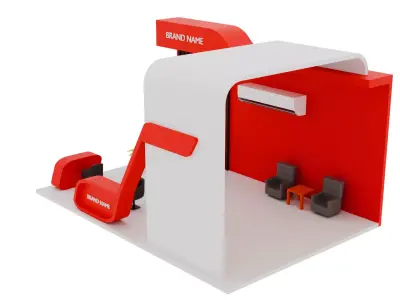 Exhibition - Area  3D model