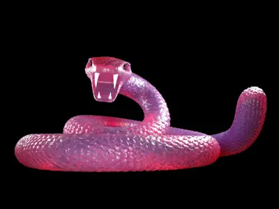 Snake Free 3D model 5