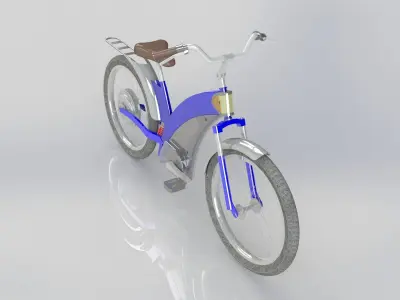 Electric Bike 3D model get