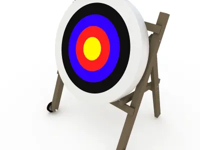 Archery Target 3D model purchase