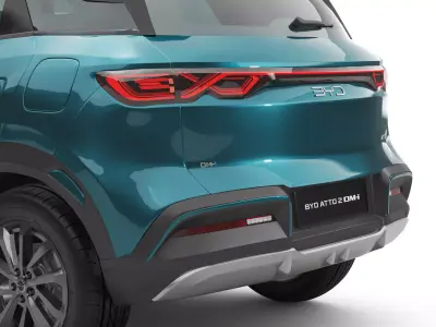 2026 BYD Atto 2 DM-i with Interior 3D model