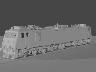 INDIAN RAILWAY WAP 7 3 PHASER LOCOMOTIVE 3D MODEL 3D model
