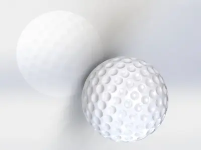 golf ball 3D model purchase