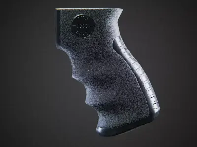 Pistol Grip forward tactical Low-poly 3D model