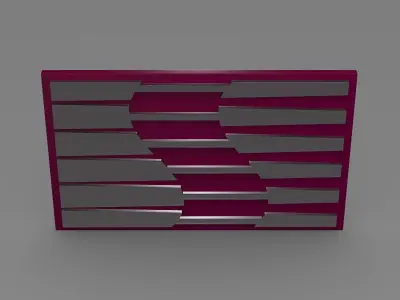 saleen logo 3D model by Sergey