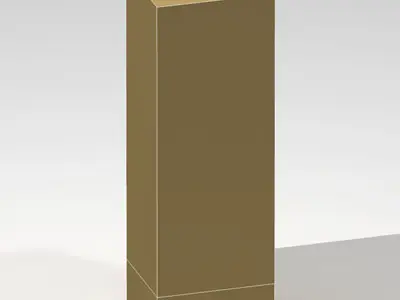 Lower marine riser package cap 3D model