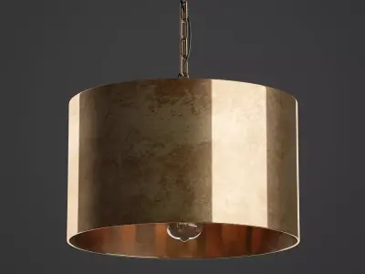 Industrial Metal Lamp Shade by Romatti  3D model