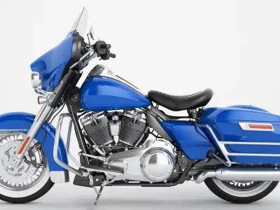Classic Motorcycle 01 3D model