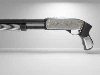 Weapon Low-poly 3D model get