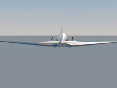Dc-3 Mea demo Free 3D model