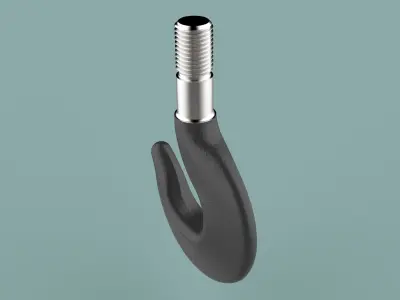 Lifting hook 3D model by 3DTechDesign