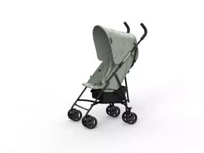 Baby Stroller 3D model purchase