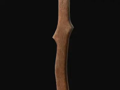 Onehanded Nordic battle axes Low-poly 3D model