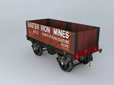 EASTER IRON MINE'S Wagon Free 3D model