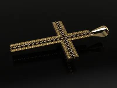 Large Diamond Cross 3D print model