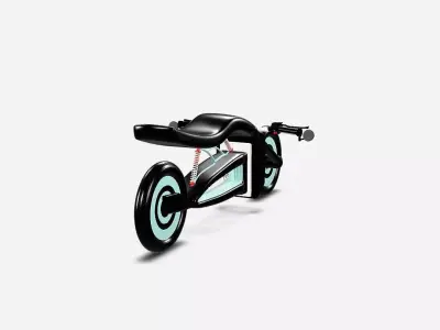 Futuristic Concept Motorcycle 3D Model Low-poly 3D model
