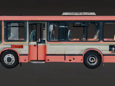 Bus City 3D print model