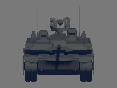 Abrams X 3D model