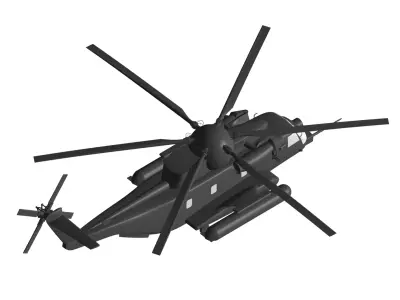 Sikorsky MH-53 3D model purchase