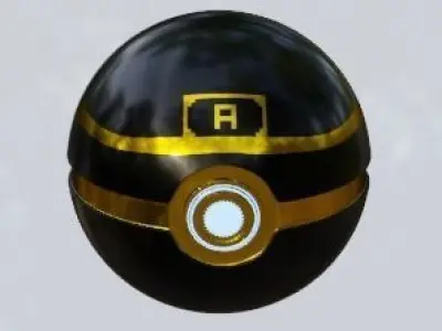 Pokeballs pokemon ball 3D model