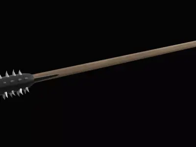 Spike Club low poly Low-poly 3D model