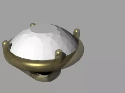 Esercizio Castone Brillante Free 3D model purchase