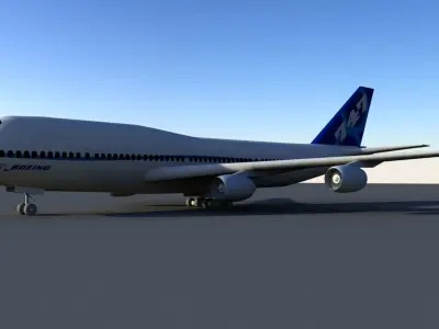 Boeing 747 3D model