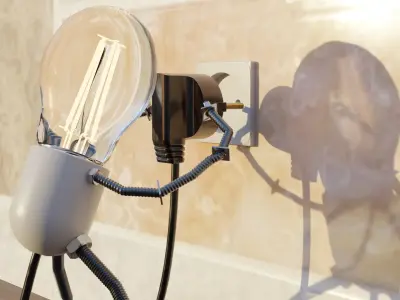 Bulb Guy Free 3D model