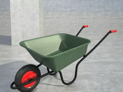 Wheelbarrow 1 3D model