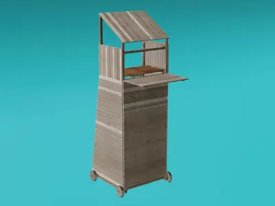 Medieval Siege Tower 3D model by apasipepgapuak