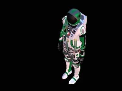Astronaut Spacesuit Italy 3D model