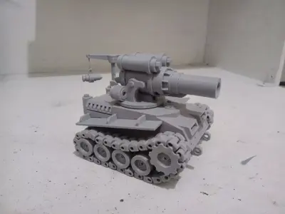 BIG HOWITZER SHOT 3D model