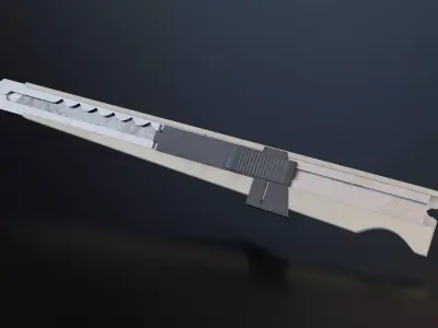 Cutter Knife - High-Detail 3D Prop Free 3D model