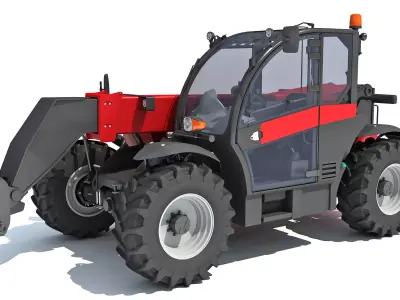 Telescopic Handler 3D model