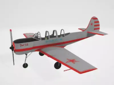 Yak 52 Free 3D model